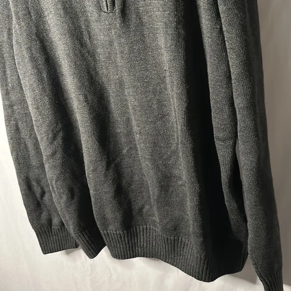 Simply Styled Argyle Sweater Gray Quarter Zip Size XL NEW - Picture 3 of 8